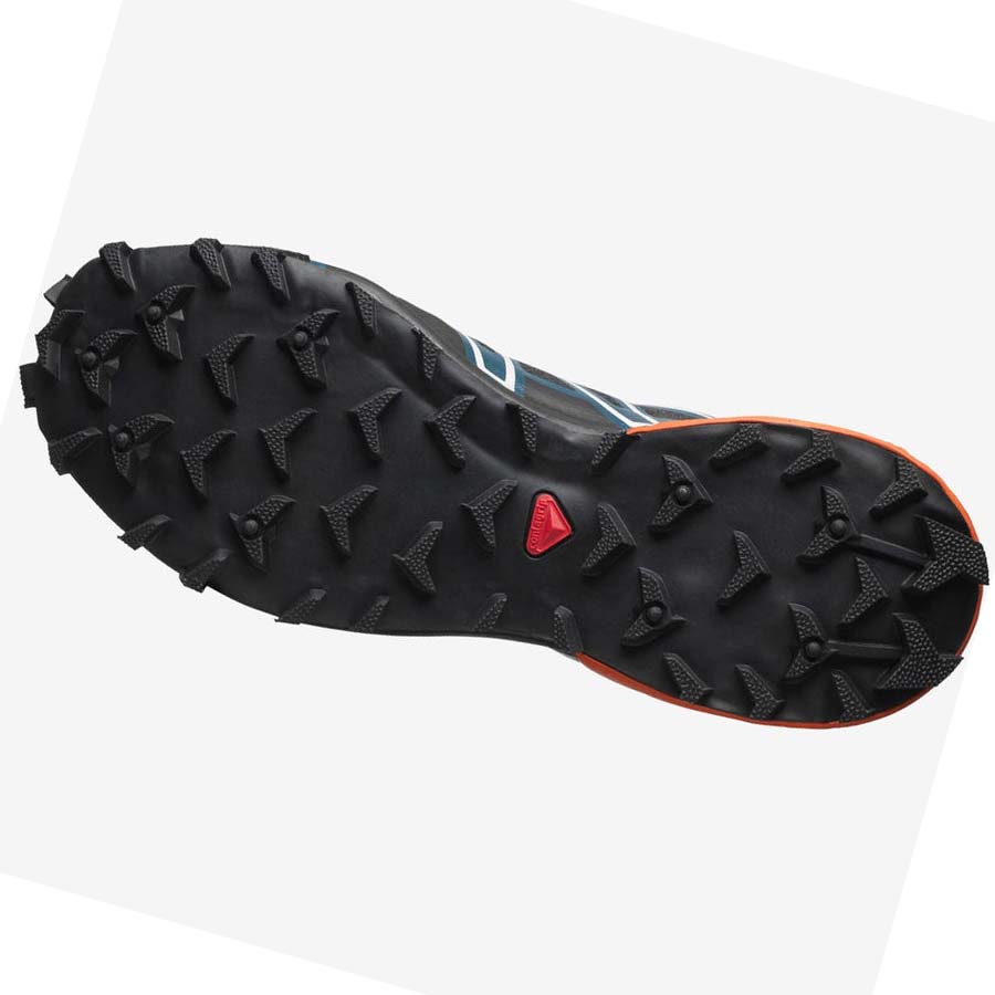 Tenis Salomon SNOWCROSS ADVANCED Hombre Negros Azules Naranjas | MX 3443PJJ